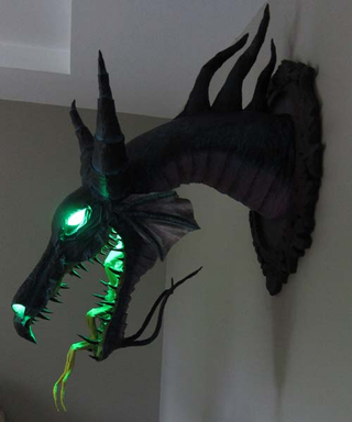 Illustration for article titled Mount Disney supervillain Maleficent's head on your wall!